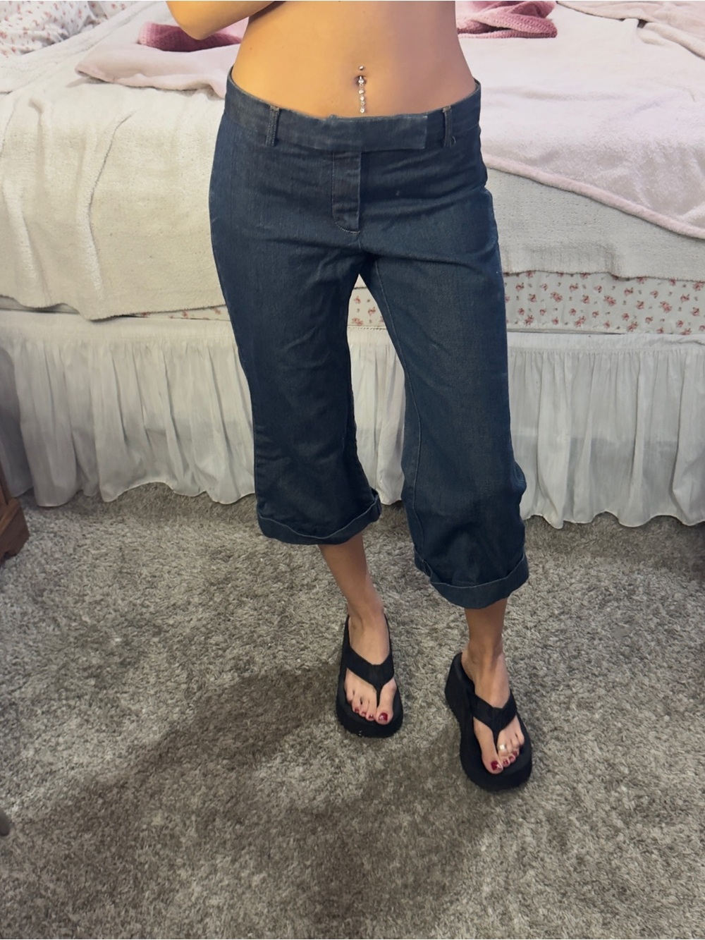 Y2K Gap Denim Capris